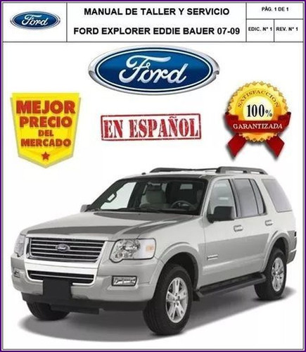 Manual Taller Original Ford Explorer Eddie Bauer 07