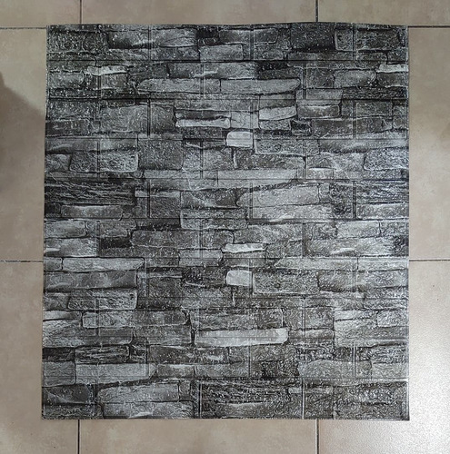 Tapiz 3d Vinilo Decorativo Piedra Rustico Adhesivo Pared