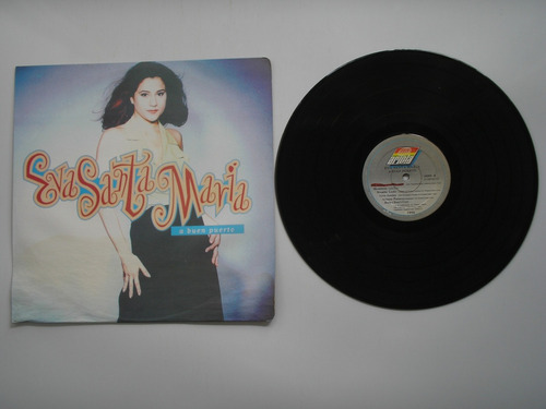 Lp Vinilo Eva Santa Maria A Buen Puerto Promocional 1993