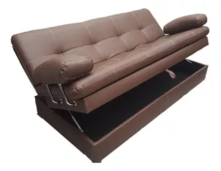 Sofa Cama Baúl Multifuncional Colchoneta Click 3 Posiciones