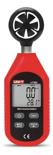 Uni-t Anemometro Termometro Digital Compacto Ut363
