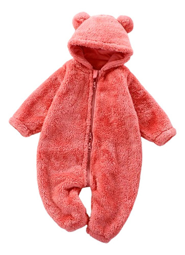 Macacão Fantasia Fleece Plush Inverno De 0 A 5 Anos