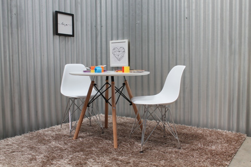 Silla Eames Kids Set X4 Infantil P/chicos Niños- Decototale
