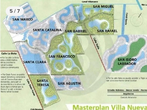 Imagen 12 de 14 de En Venta Lote 1124m2 - Barrio San Rafael - Villanueva Tigre