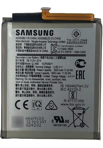 Batería Samsung Galaxy A01 Gb 31241-2014