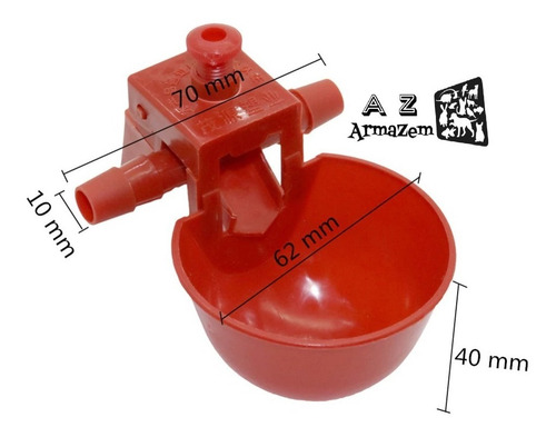 20 Bebedouro Automático Para Aves Tipo Copinho Aves Codorna