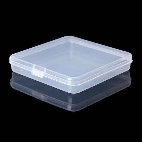 Caja De Almacenamiento Con Tapa De Plástico Transparente Cua