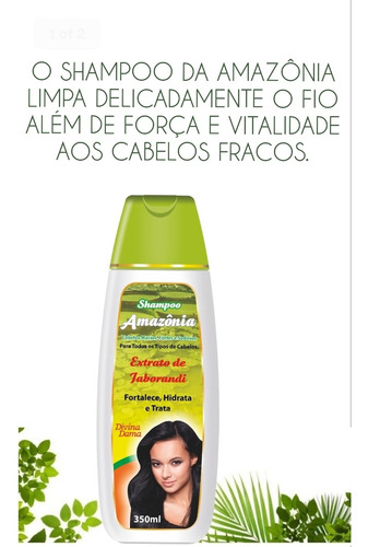 Kit 01 Sh. Amazônia 350ml+ 01cond.amazônia 350ml+01 Masc.500