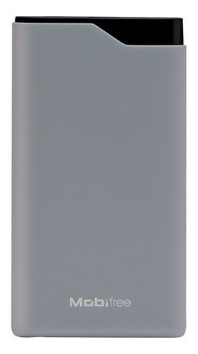 Power Bank Batería Portatil Mobifree 6,000 Mah Display 1xusb Color Gris