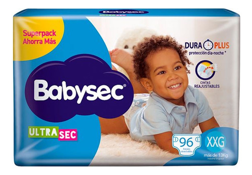 Pañal Bebé Babysec Ultra Super Jumbo M,g,xg,xxg