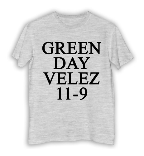 Remera De Niño Green Day Estadio Velez 2022 Personalizada