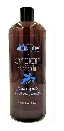 Shampoo Argán Keratin 1lt Para Cabello Reseco Labonté