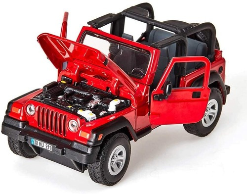 Jeep Wrangler Metal Con Suspension 1/32 Siku 4870 Diecast