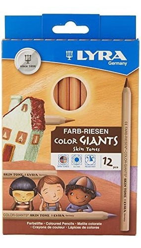 Lápices De Color Lyra-gigantes De Colores, Sin Lacar, 6,25 M