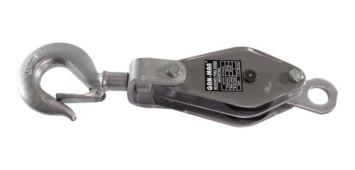 Imagen 1 de 2 de Moton 2 Poleas 60mm 700 Kgs Aparejo Roldana Pasteca Trabajo