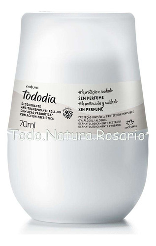Desodorante Roll On Sin Perfume Unisex Todo Natura Rosario