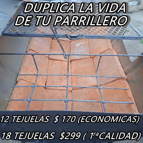 Imagen 4 de 10 de Parrilleros De Chapa Medio Tanque. Parrillas De Malla