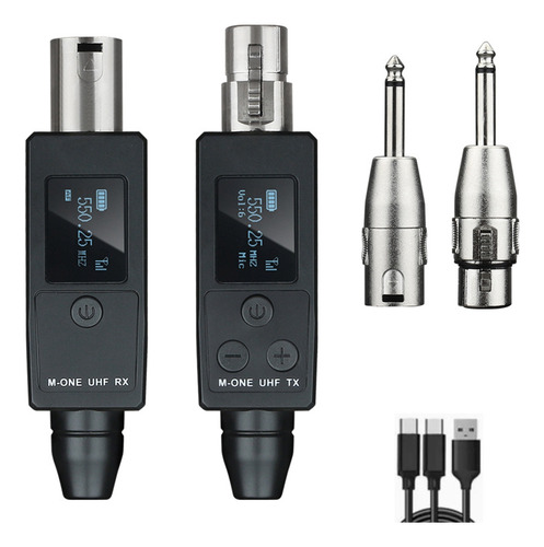Convertidor De Micrófono Inalámbrico, Transmisor Y Receptor