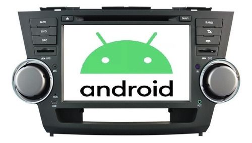 Toyota Highlander 2008-2013 Android 9.0 Gps Dvd Bluetooth Hd
