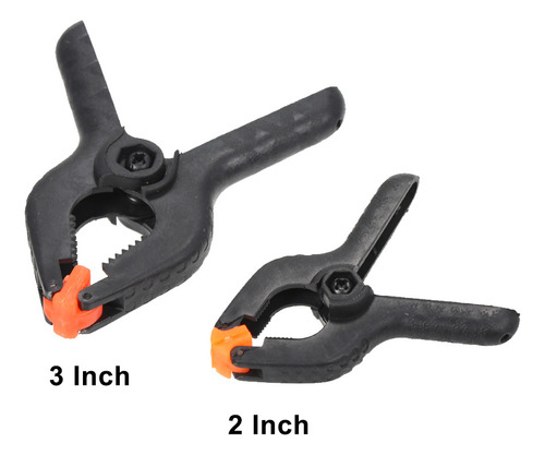 Pinza Con Resorte De Plástico Y Nailon 10 Uds.