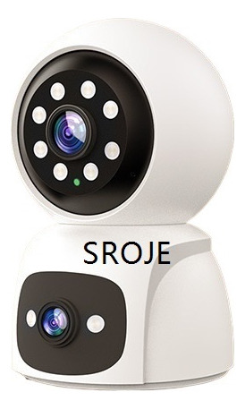 Sxt Cámara De Seguridad Binocular De Doble Lente