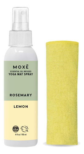 Moxe Limpiador De Esterillas De Yoga, Certificado Green Amer