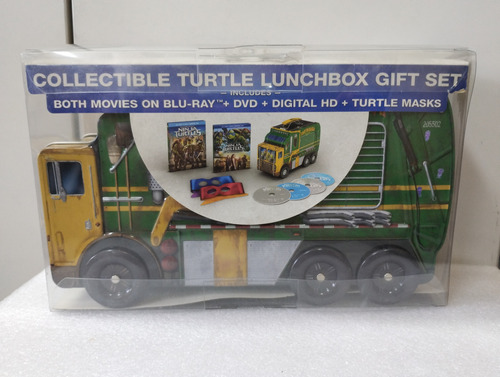 Blu Ray Turtles Ninja Lunchbox Gif Set Dvd Masks Tortugas 