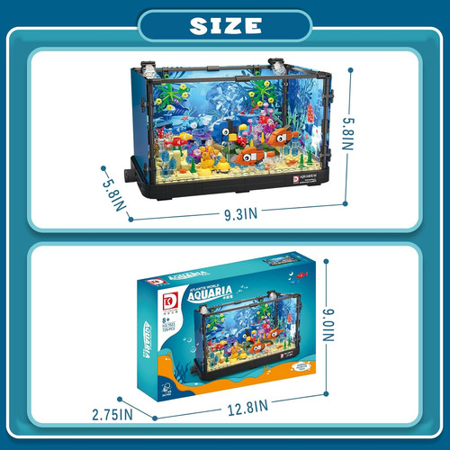 Juegos De Construcción De Tanques Nubee, Acuario Con Kits De