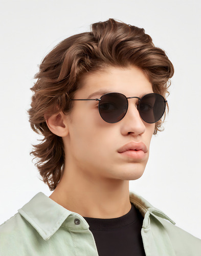 Lentes De Sol Hawkers Moma Midtown Black Grey Polarizado Negro