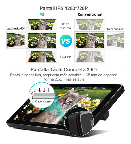 Para Estéreo Android 10 Carplay Ford Escape 2008-2011 Gps Bt