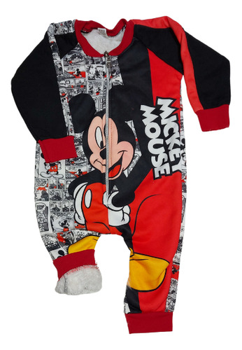 Enterito Pijama  Mickey Con Piel Bebe Disney
