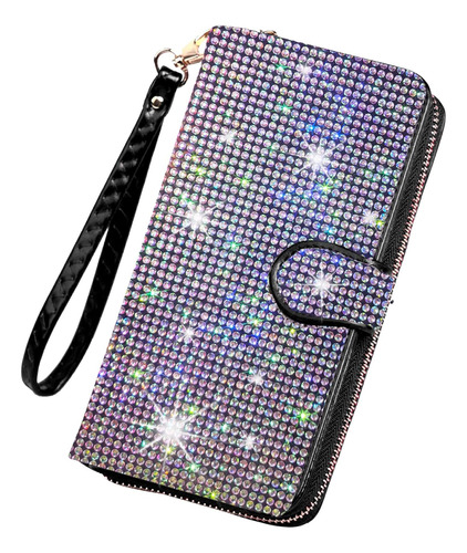 Lifutopia Bling Rhinestone Cartera Para Mujer Diamante Artif