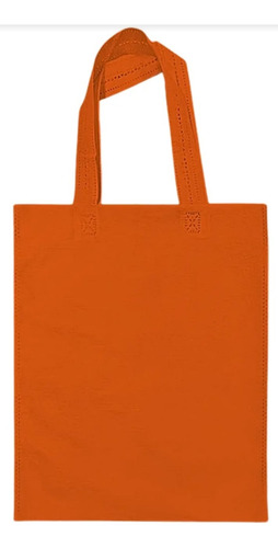 10 Sacolas Ecobag 80gr Eventos Mercado Sacolinhas Tnt 30x35 Laranja