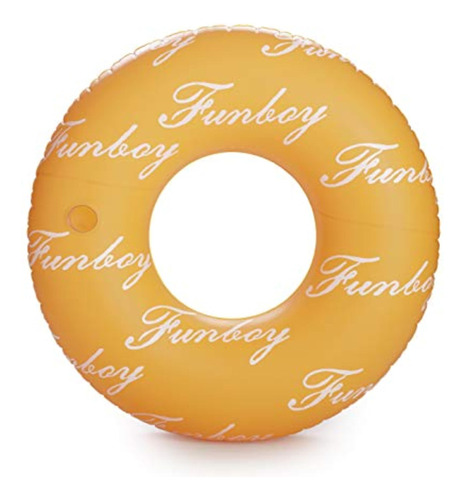 Funboy - Flotador Tubular Con Diseno De Villa Y Logo De Funb