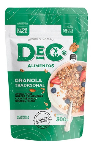 Granola Tradicional Mix Dec Alimentos 300g - Techcel