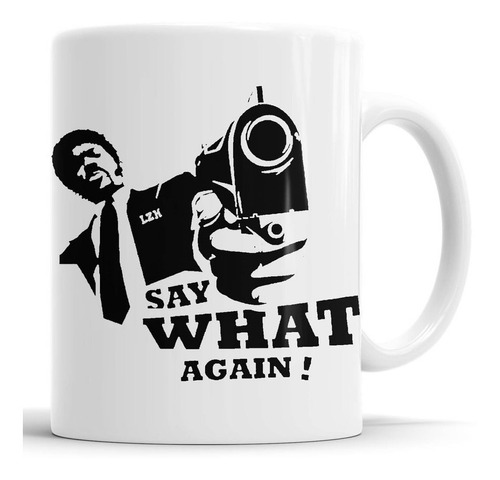 Taza Pulp Fiction - Say What Again! - Cerámica