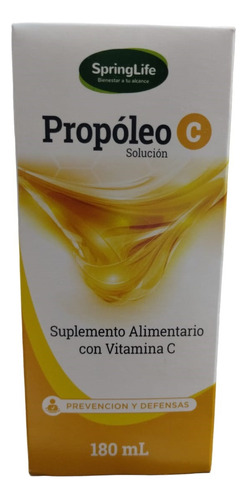 Propóleo C Solución Propóleo Más Vitamina C 180 Ml