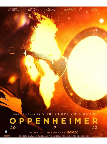 Póster Original De Cine Openheimer V2