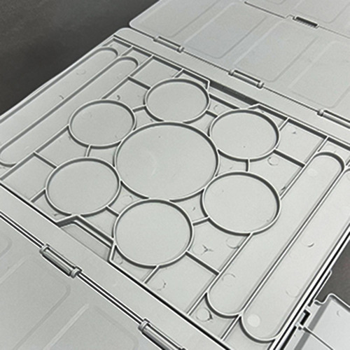Organizador De Troncal De Automóvil Plegable, Mesa De Gris