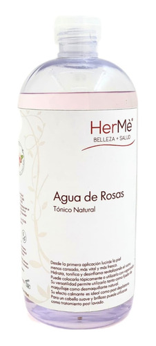 Agua De Rosas Tónico Natural X  500 Ml.