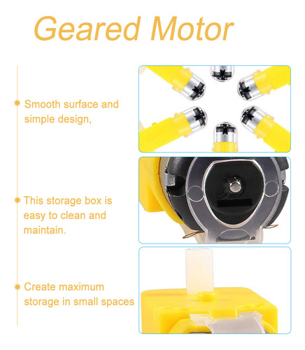 Motor Tt Motor Robot Engranaje Motor Motor Dc De Doble Eje D