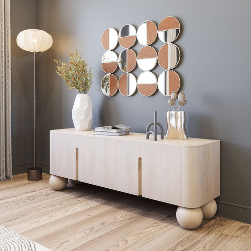 Mesa De Tv Kuti Natural Këssa Muebles