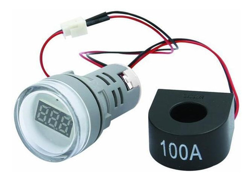 Indicador De Amperaje Tipo Piloto Led 0-100a Ccd