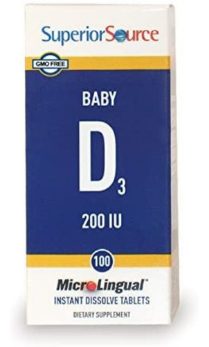 Vitamina D3 200 Iu Para Niños - Unidad a $2159