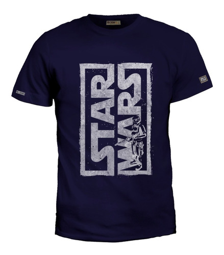 Camiseta Star Wars 2xl - 3xl Estampada Hombre Zxb