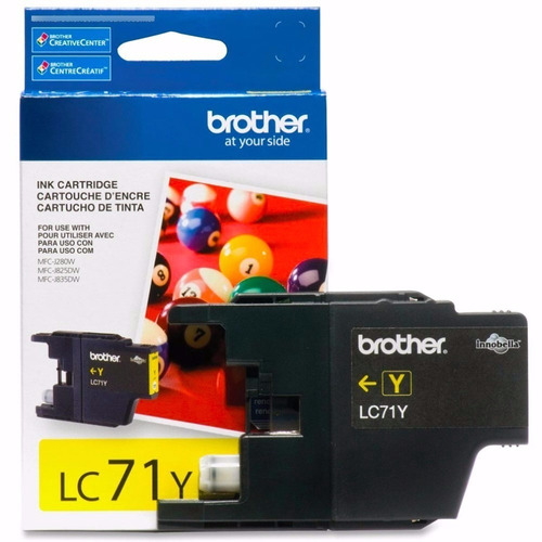 Cartucho Brother Lc71y Amarillo Original Mfc-j280w J425w