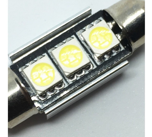 Bombillo Led Carro Festoon Fusible 41mm Techo Puerta Canbus