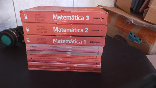 Coleção Conecte Live Matemática 1,2,3 - Gelson Iezzi, Osvaldo, Davi, Roberto, Nilze. - Saraiva - 3ª Edição.