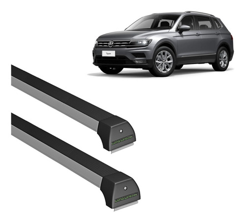 Barras De Techo Aluminio Natural Volkswagen Tiguan 2018