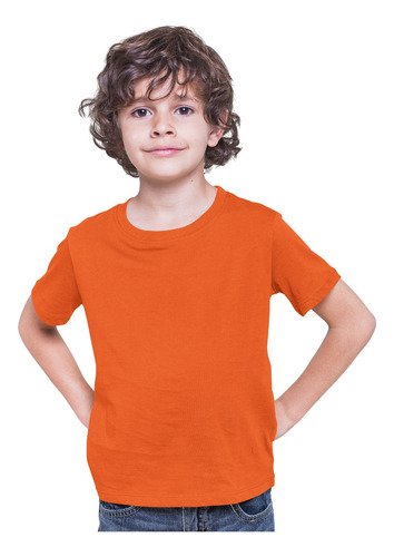 Camiseta Infantil Básica Conforto E Estilo Em Algodão 100%